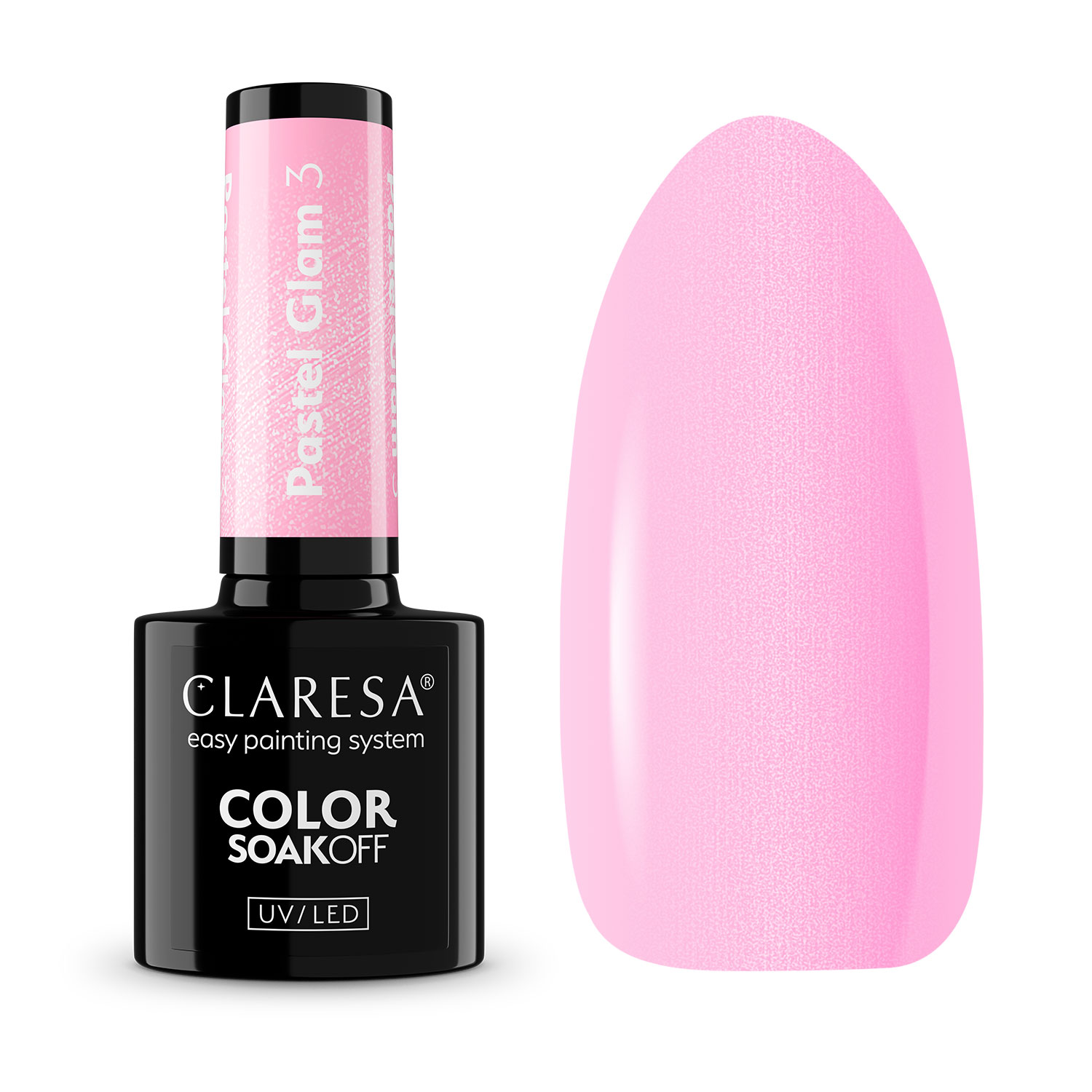 CLARESA UV/LED gél lakk 5g - Pastel Glam 3