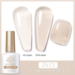 Born Pretty UV/LED gél lakk 10 ml - Jelly Nude Series - JN12
