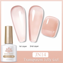 Born Pretty UV/LED gél lakk 10 ml - Jelly Nude Series - JN14