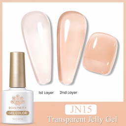 Born Pretty UV/LED gél lakk 10 ml - Jelly Nude Series - JN15