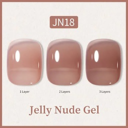 Born Pretty UV/LED gél lakk 10 ml - Jelly Nude Series - JN18