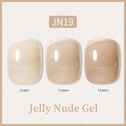 Born Pretty UV/LED gél lakk 10 ml - Jelly Nude Series - JN19