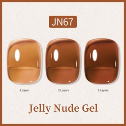 Born Pretty UV/LED gél lakk 10 ml - Jelly Nude Series - JN67