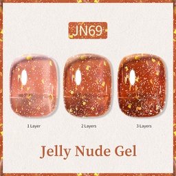 Born Pretty UV/LED gél lakk 10 ml - Jelly Nude Series - JN69