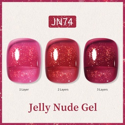 Born Pretty UV/LED gél lakk 10 ml - Jelly Nude Series - JN74