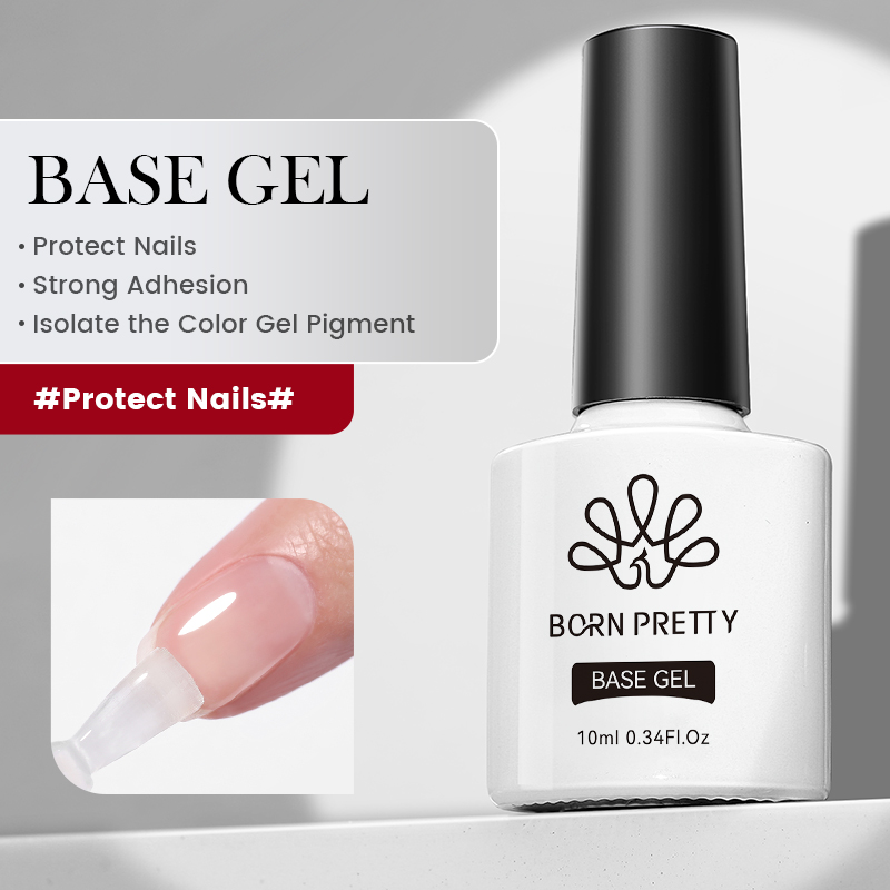 Born Pretty Base Coat 10 ml - Normál sűrűségű alapzselé