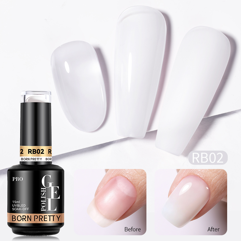 Born Pretty Pro HEMA FREE Rubber Base Gel 15 ml - RB02