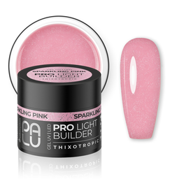 PALU Pro Light Builder építőzselé 12g - Sparkling Pink