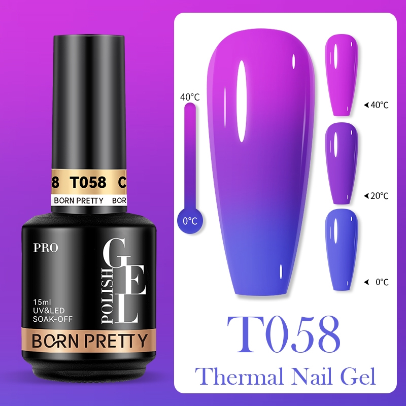 BORN PRETTY PRO UV/LED gél lakk 15 ml - T058 - Thermal Gel