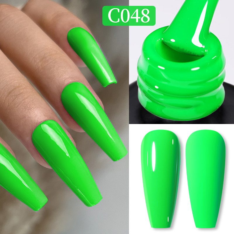 Born Pretty Pro UV/LED HEMA FREE gél lakk 15 ml - C048 - Neon Green