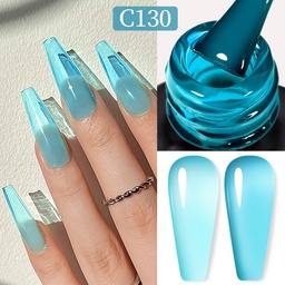 Born Pretty Pro UV/LED HEMA FREE gél lakk 15 ml - C130 - Jelly Mint Blue