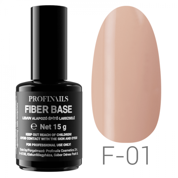 Profinails Fiber Base LED/UV alapozó építõzselé 15 g No.F-01