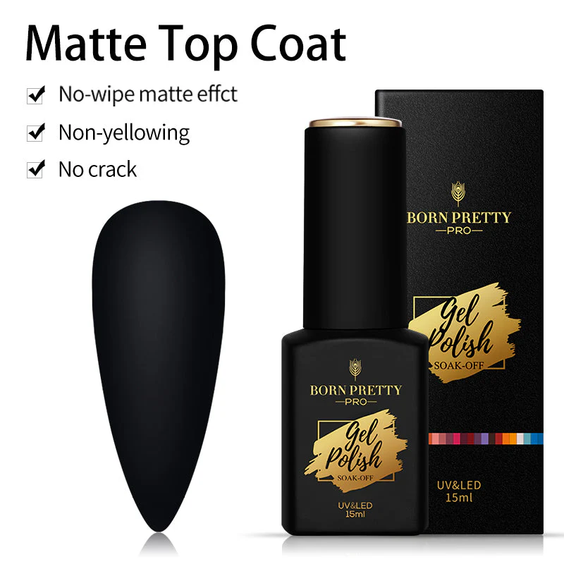 BORN PRETTY TRUBUTY - Matt Top Coat 15 ml