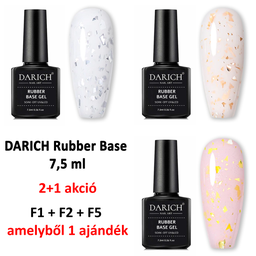 (2+1 AKCIÓ) DARICH Rubber Base Gél - F1 + F2 + F5 - 1 termék AJÁNDÉK‼️