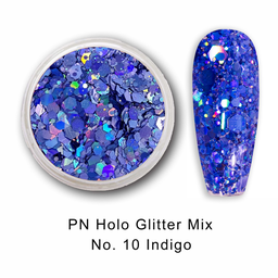 PN Holo glitter mix No.10 Indigo
