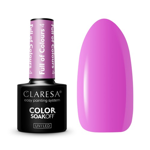 CLARESA UV/LED gél lakk 5g - Full Of Colours 4