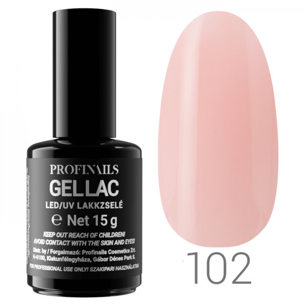 Profinails Gel Lac LED/UV lakkzselé 15gr No.102