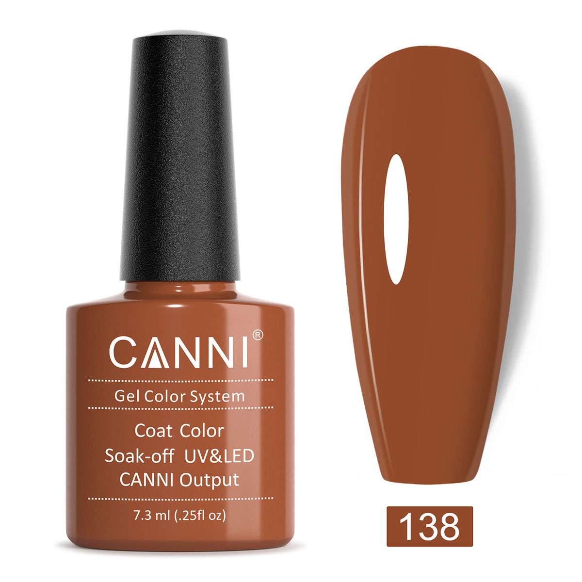 CANNI UV/LED gél lakk 7.3 ml No.138