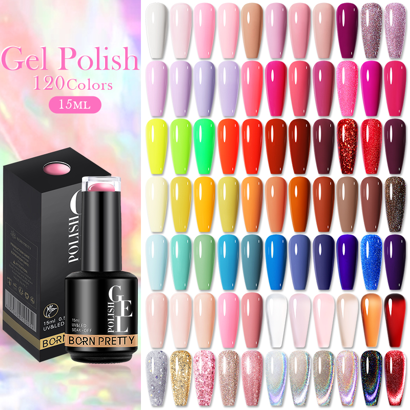 Born Pretty UV/LED gél lakk 15 ml - BG001