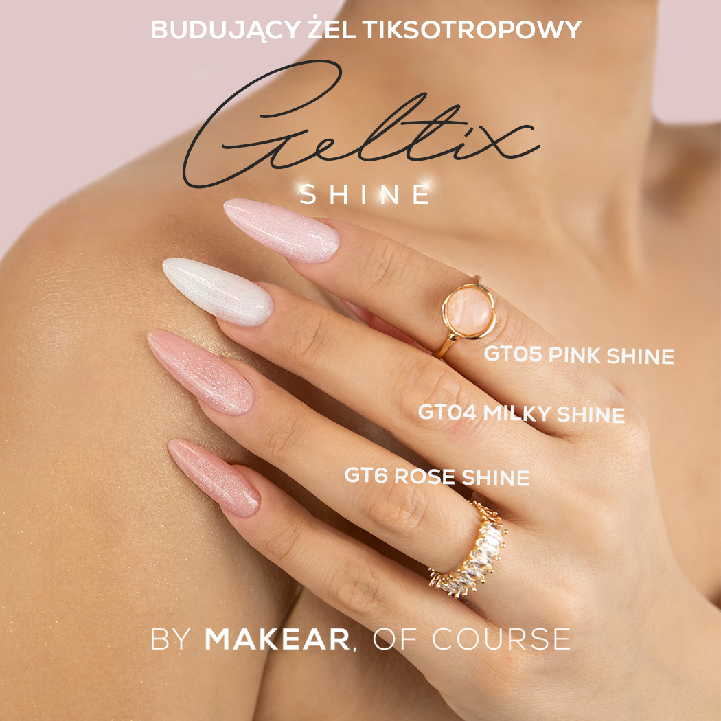 MAKEAR Geltix Builder Gel No.GT06 Rose Shine 15ml