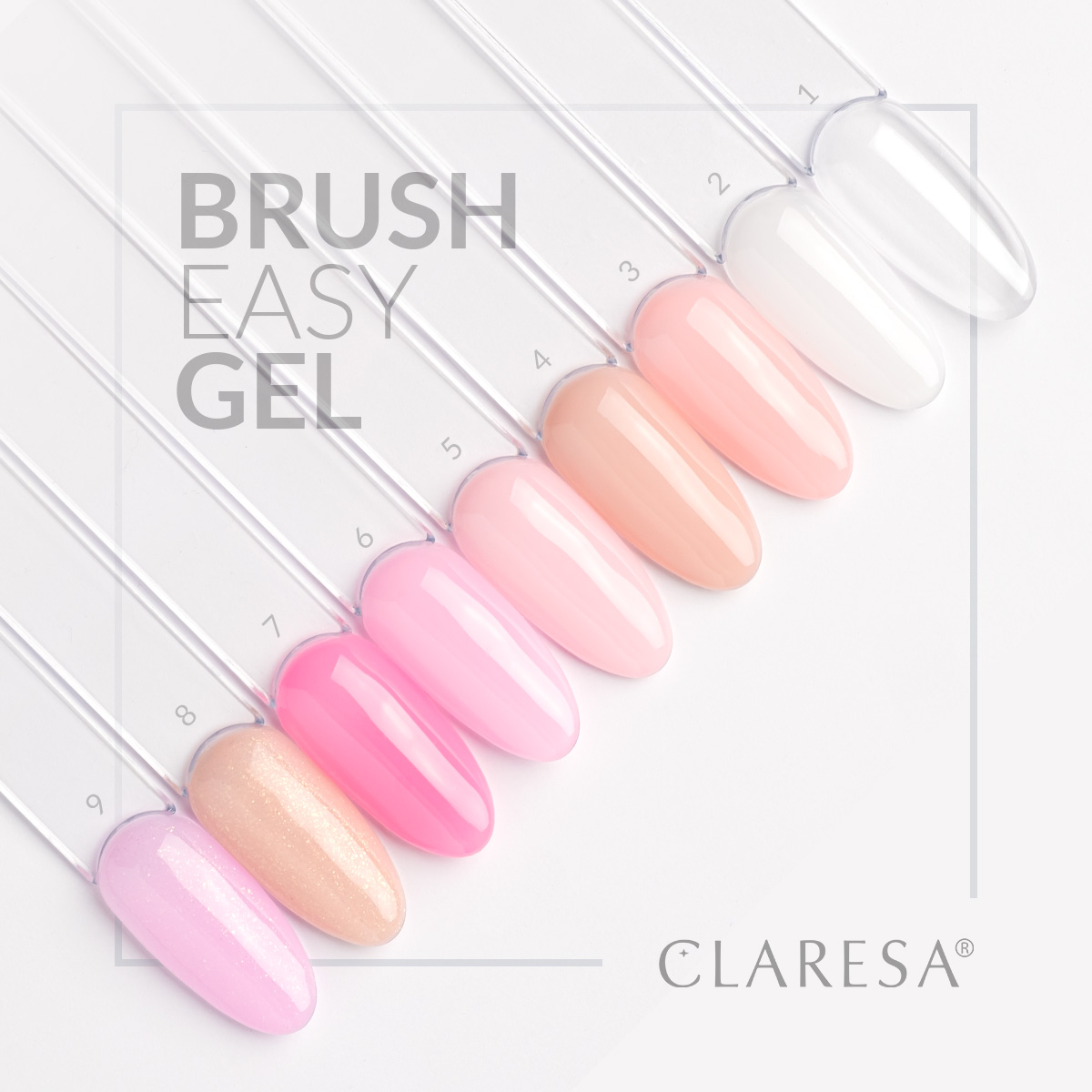 CLARESA UV/LED Brush Easy Gel 5g No.07