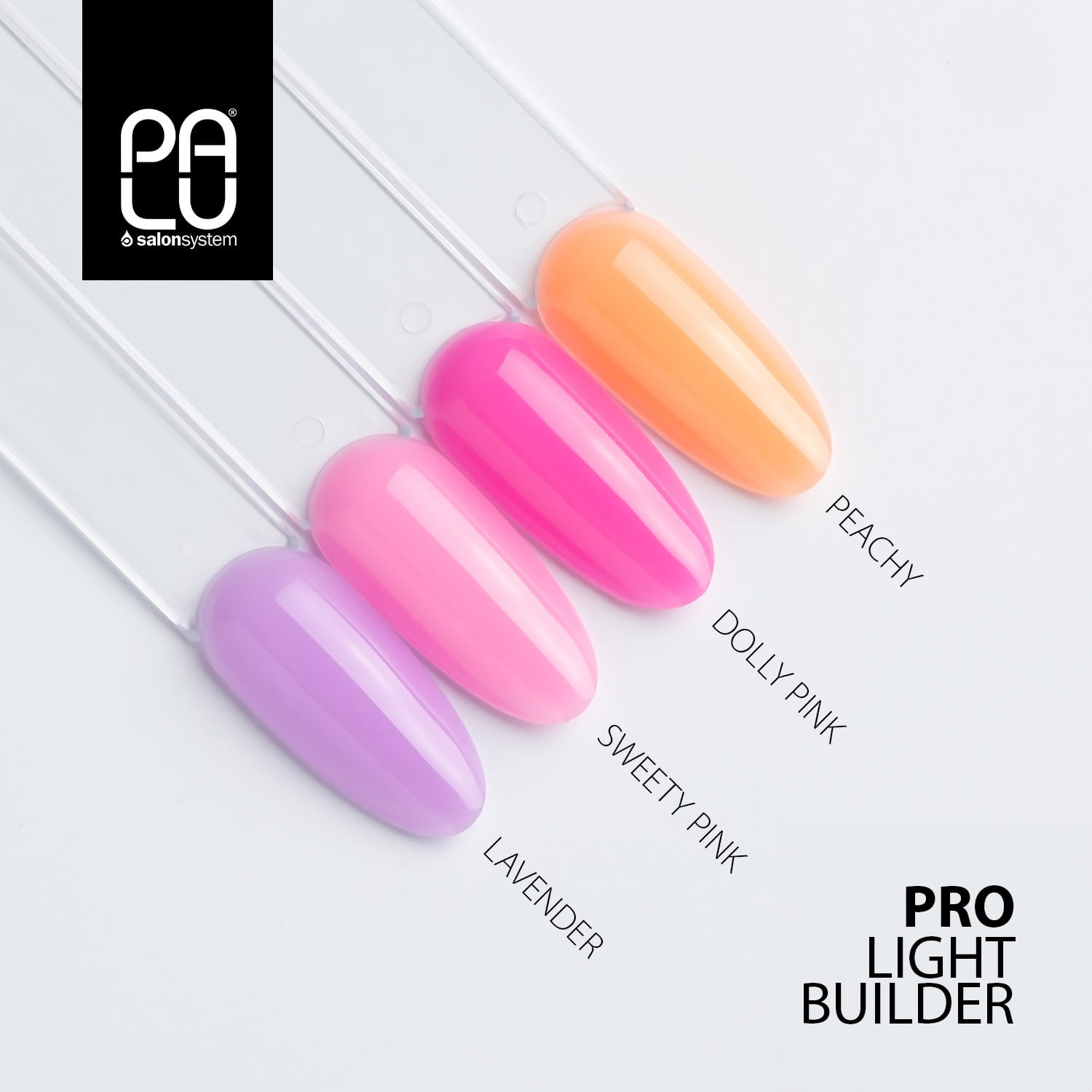 PALU Pro Light Builder építőzselé 45g - Peachy