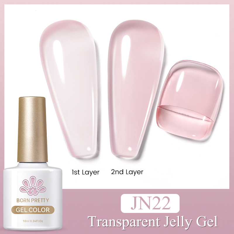 Born Pretty UV/LED gél lakk 10 ml - Jelly Nude Series - JN22