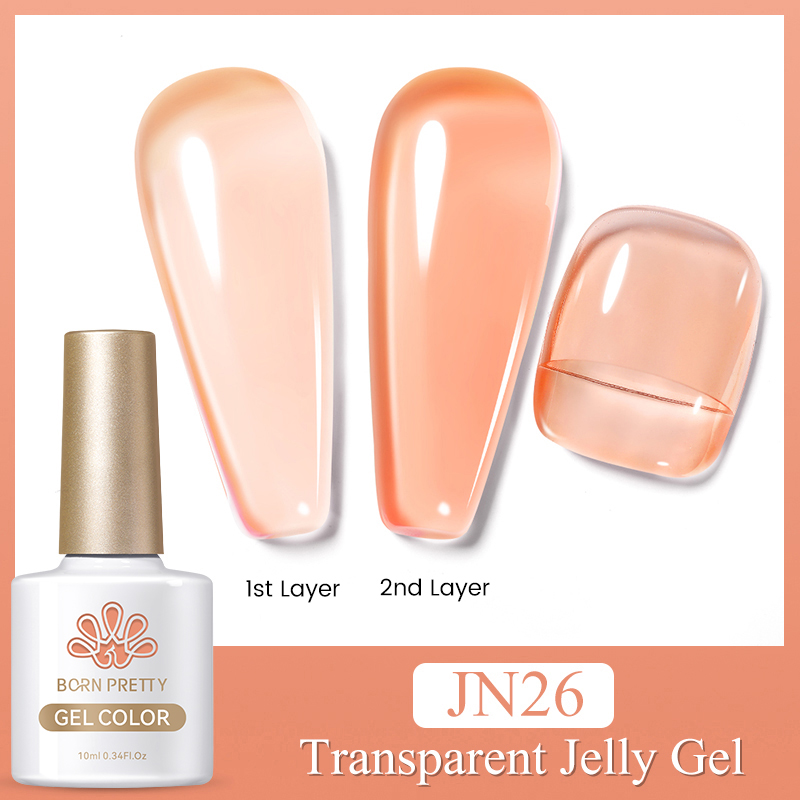 Born Pretty UV/LED gél lakk 10 ml - Jelly Nude Series - JN26