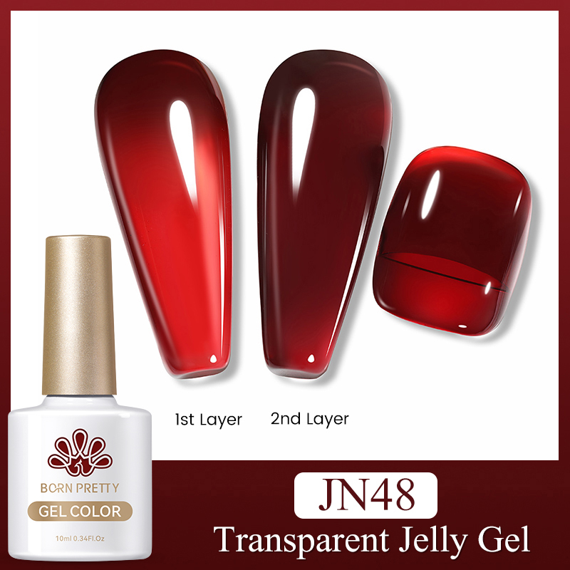 Born Pretty UV/LED gél lakk 10 ml - Jelly Nude Series - JN48