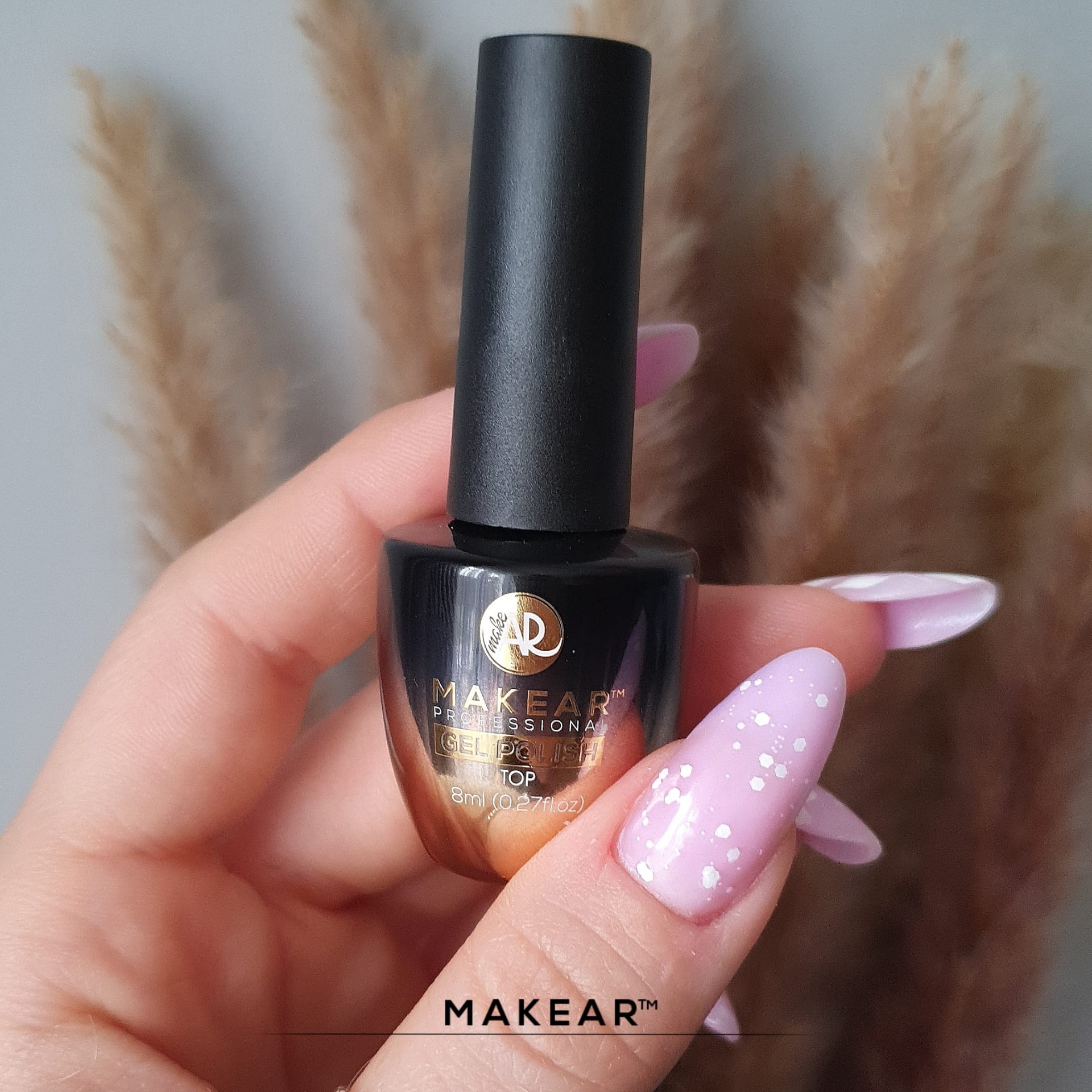 MAKEAR No Wipe Top - Dots White 8ml