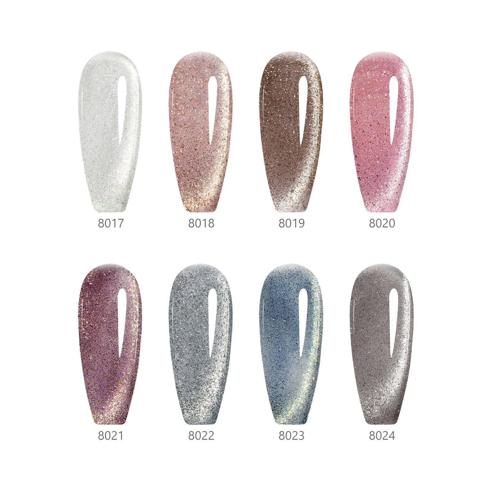 CANNI HEMA FREE  szett 8x9ml - Iridescent Dream Collection