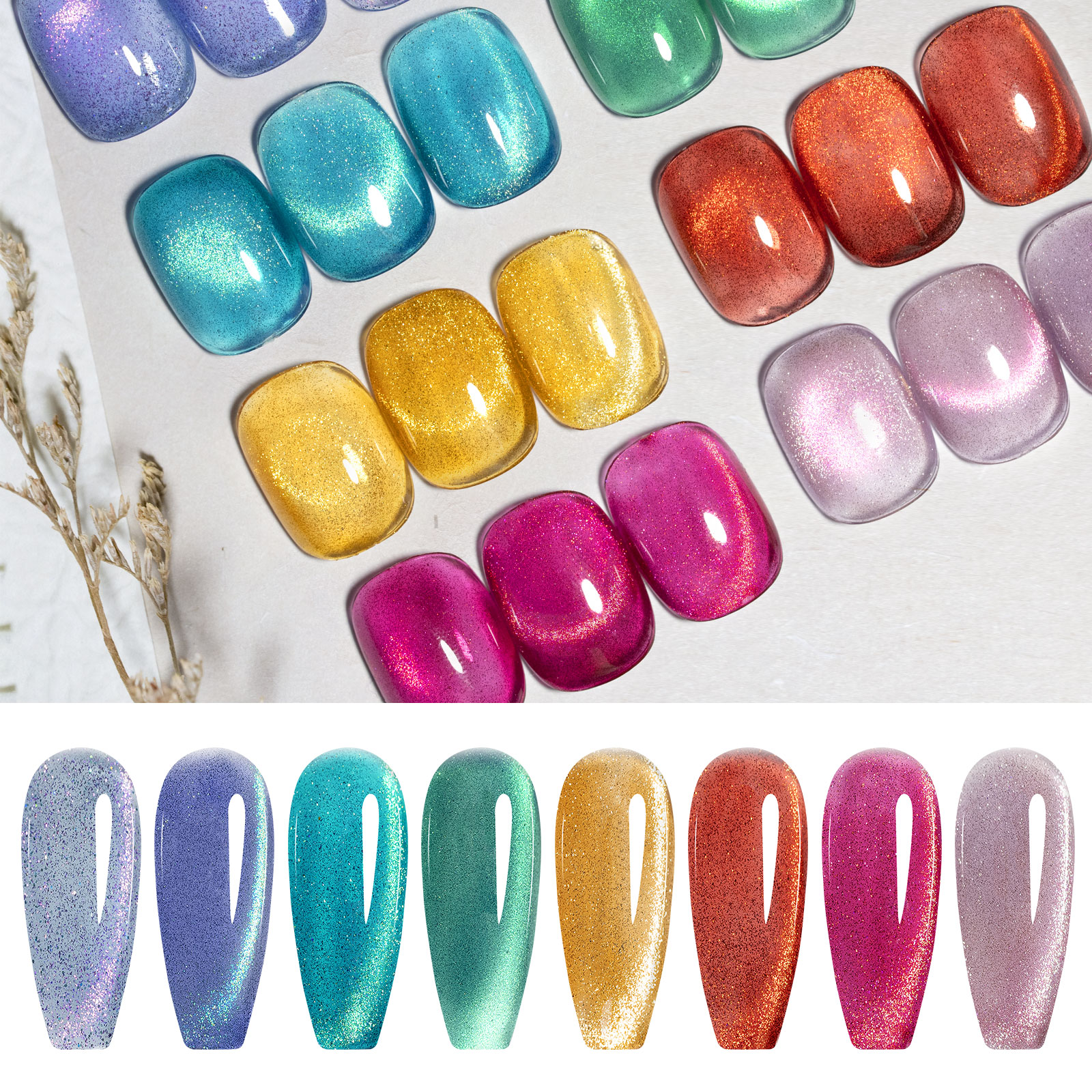 CANNI HEMA FREE  szett 8x9ml - Galaxy Gaze Collection