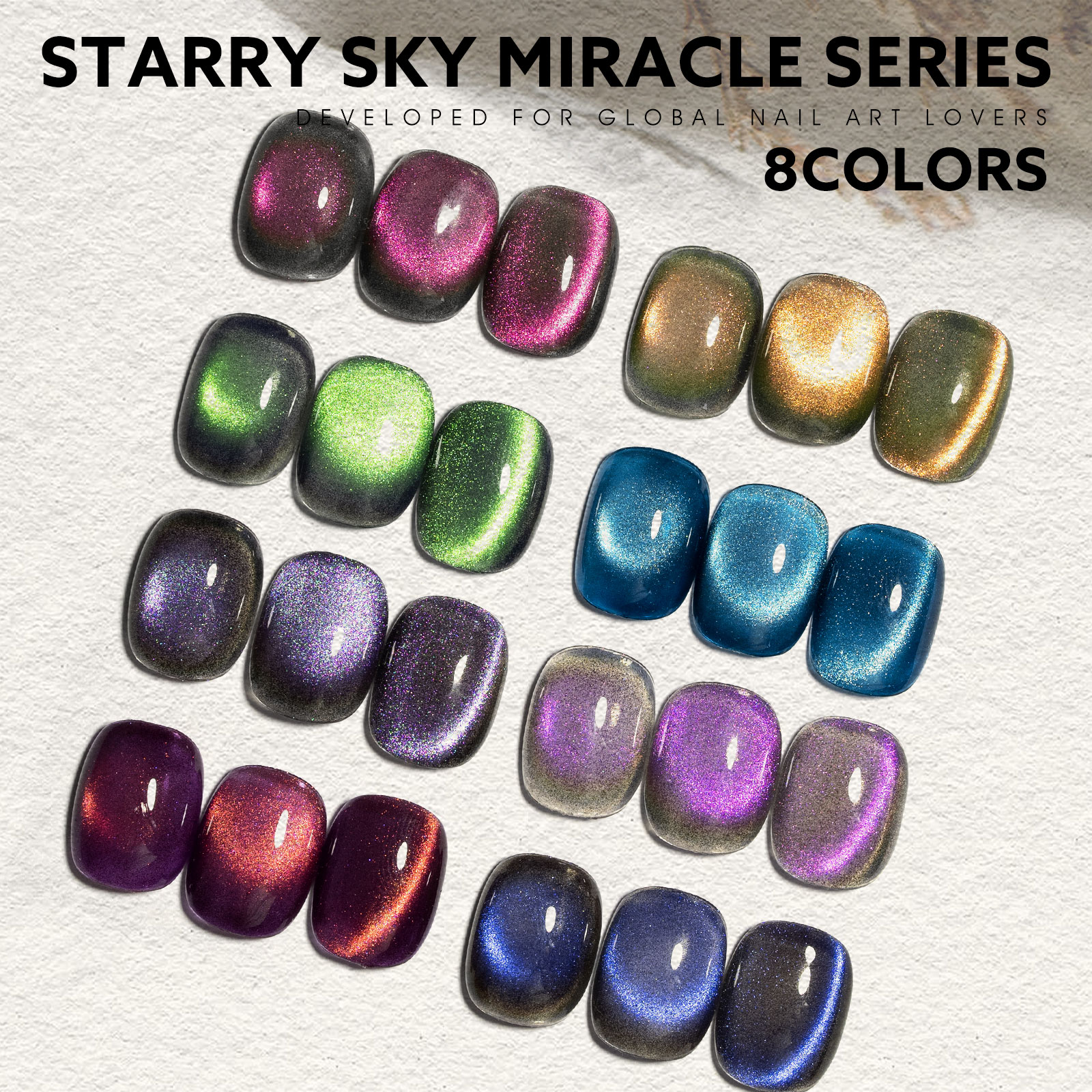 CANNI HEMA FREE  szett 8x9ml - Starry Sky Miracle Collection