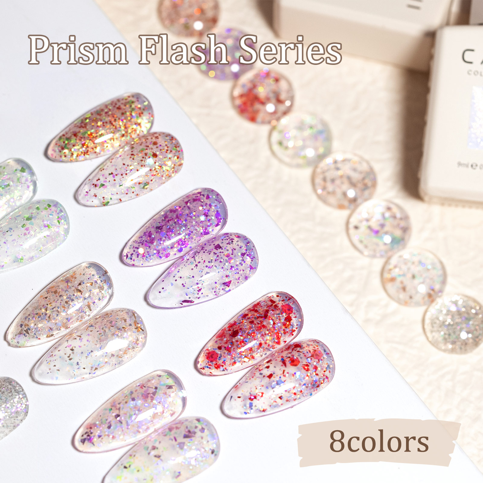 CANNI HEMA FREE  szett 8x9ml - Prism Flash Collection