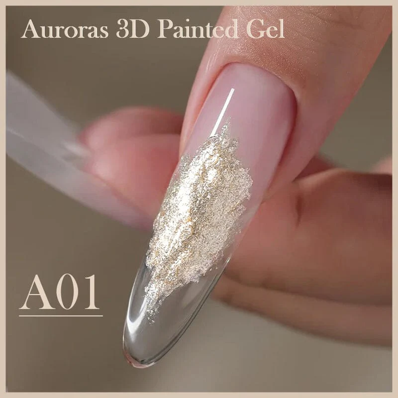 BORN PRETTY Aurora Painted Gel tégelyes festőzselé 5 ml - A01