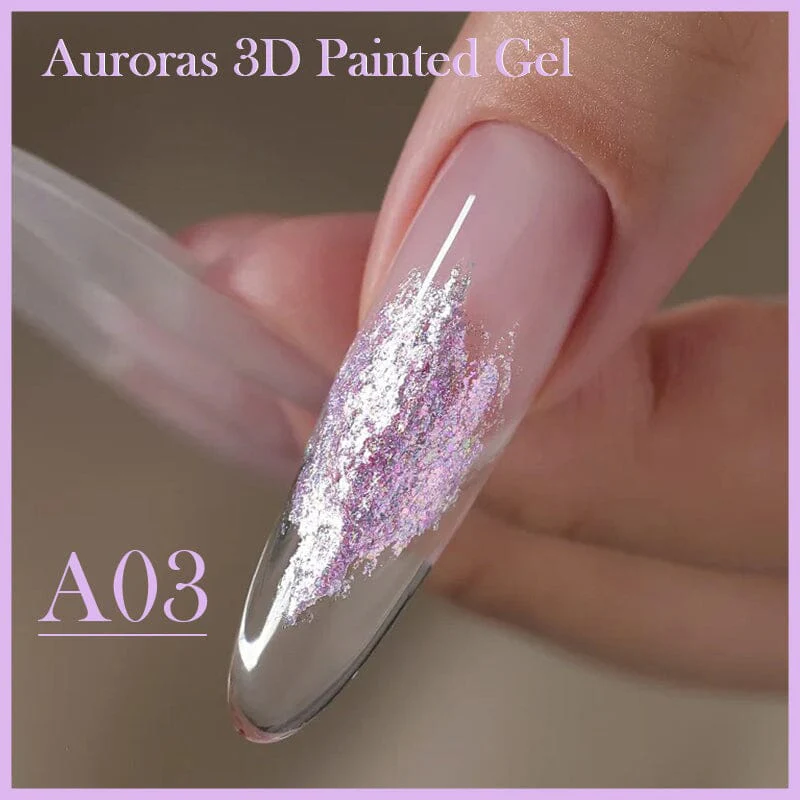 BORN PRETTY Aurora Painted Gel tégelyes festőzselé 5 ml - A03