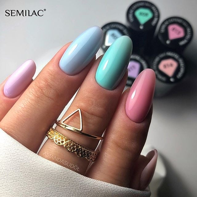 SEMILAC Extend 5in1 - 7 ml - No. 807 Pastel Blue