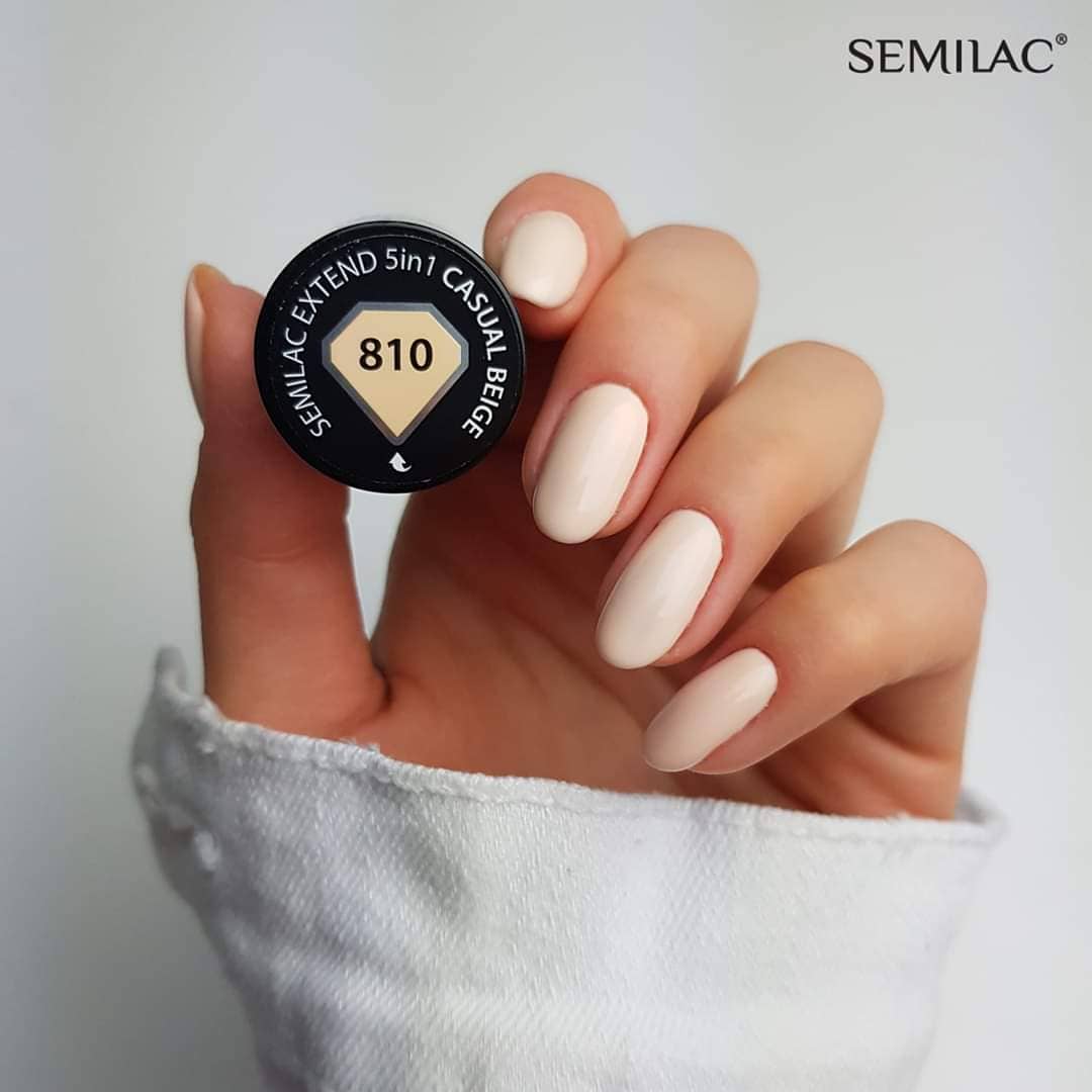 SEMILAC Extend 5in1 - 7 ml - No. 810 Casual Beige